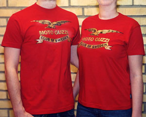 RÃ¶d klubb-T-shirt