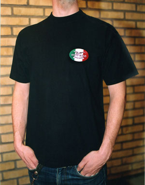 Svart t-shirt med logo